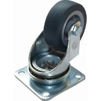 Nábytkové kování Kolečko na parkety otočné 30mm gumy (4ks)