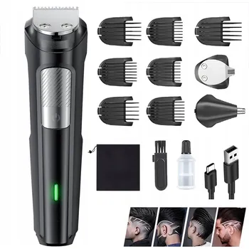 Strojek na vlasy PROFESIONÁLNÍ Stříhací Strojek Na Vlasy Bezdrátový Zastřihovač 3 v 1