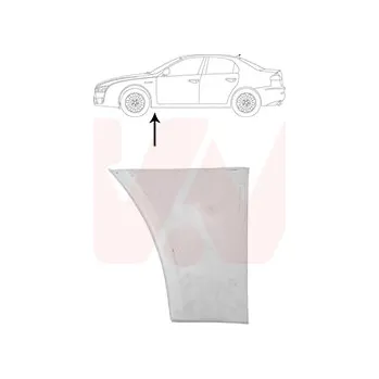 Blatník karosérie Blatník VAN WEZEL 0160155