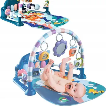 Hrací deka VZDĚLÁVACÍ PODLOŽKA INTERAKTIVNÍ HRACÍ DEKA S HUDBOU A PIÁNEM PRO DĚTI