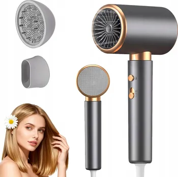 Fén Fén na vlasy 2400W výkonný, koncentrátor, DIFUZÉR, studený vzduch