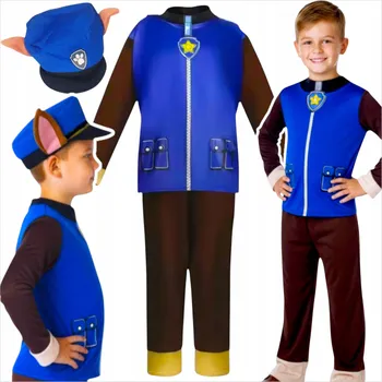 Karnevalový kostým KOSTÝM Tlapková patrola KOSTÝM CHASE POLICISTA M 110-116 PŘEVLEK NA PÁRTY