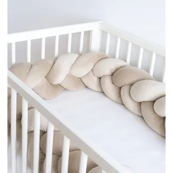 Prostěradlo Copánek Chránič do postýlky Ochrana 150 cm Velur