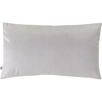 Povlečení POVLEČENÍ na polštář dekorační velur velvet světle šedé 40x60