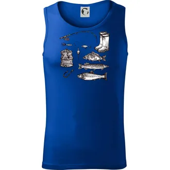 Rybářský set - Tílko pánské Core - S ( Královská modrá )