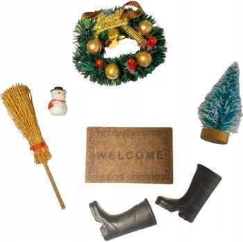 Doplněk pro panenku 1/12 Figurky a příslušenství pro panenky, Vánoční scény