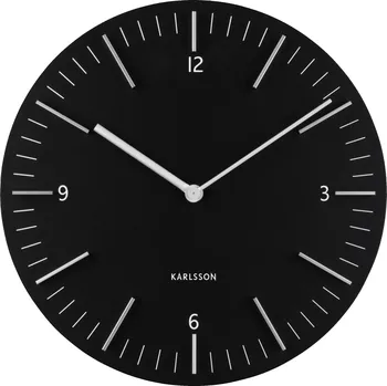 Hodiny Nástěnné hodiny DETAILED černé MDF