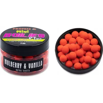 Boilies METHOD FEEDER POP UP FLUO – MULBERRY & VANILLA 8mm kuličky ( moruše a vanilka)