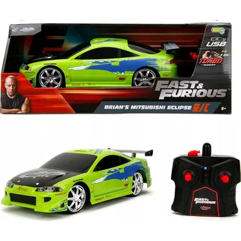 autíčko JADA FAST AND FURIOUS BRIAN'S MITSUBISHI ECLIPSE R/C AKUMULÁTOR USB NOVÝ