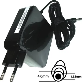 Adaptér k notebooku ASUS AC NAPÁJACÍ ADAPTÉR 65W 19V 2pin 4,0x1,35mm s EU plug
