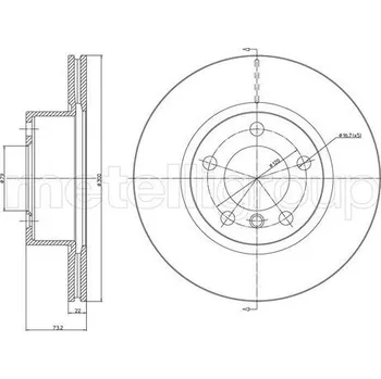 Brzdový kotouč Brzdový kotouč CIFAM (800-1367C)