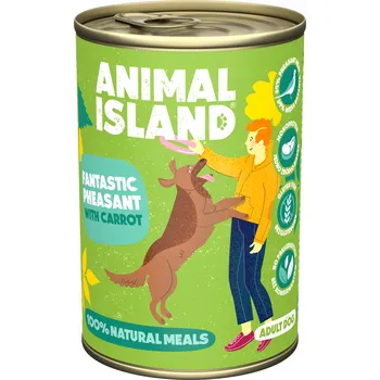 Krmivo pro psa Krmivo krmivo pro psy Animal Island s příchutí bažanta 84% 400g