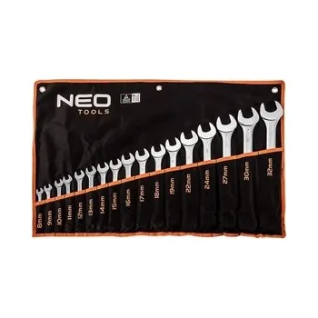 Klíč Neo 09-753 Očkoploché klíče 8-32 mm, sada 17 ks