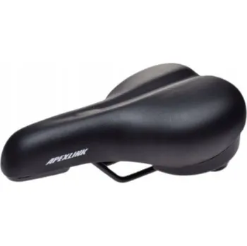 Sedlo na kolo Sedlo na kolo MTB s elastomerem, černé, 175 mm