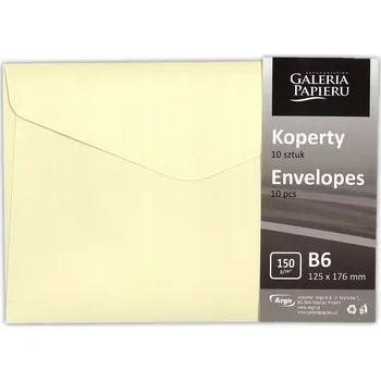 Obálka Obálky B6 Pearl krémové 150g - 10 Ks.