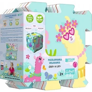 Pěnové puzzle Trefl Hrajeme si s Lamami 61263