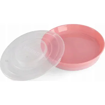 Talíř Talířek Twistshake růžový plast