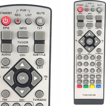 Dálkový Ovladač Maximum T102 / T105 / T106 černý