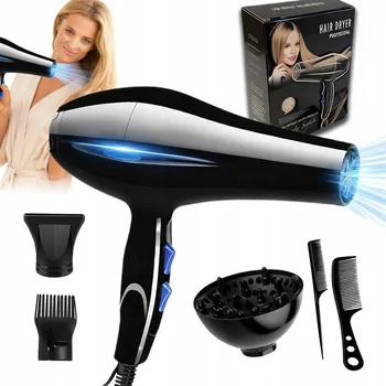 Fén Fén na vlasy s difuzérem a ionizátorem 2300 W, tryska studený vzduch