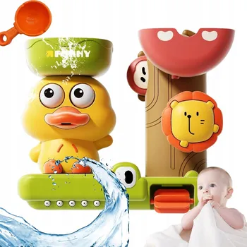 Kachny FONTÁNA PŘELÉVACÍ HRAČKA DO KOUPELE DO VODY