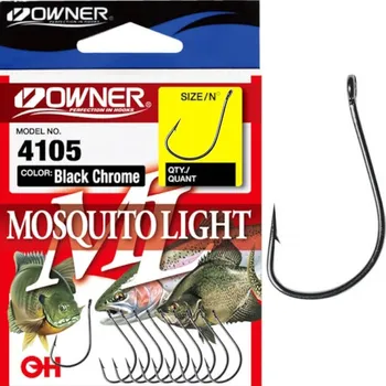 Rybářský háček Háčky na splávky Owner 4105-011 Mosquito Light, 12 ks