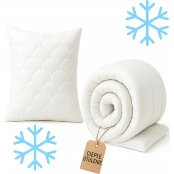 Polštář Zimní sada |TEPLÉ OBEJMUTÍ| Teplá přikrývka 220x200 + polštář 70x80