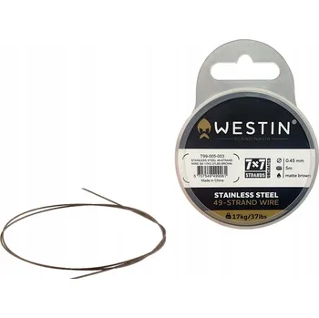 Návazec Westin STAINLESS STEEL 49-Stranné ocelové lanko ocel 34 kg 500 cm