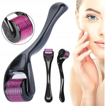 Masáž DERMA ROLLER 0,3 mm na vlasy pro růst vlasů, proti koutům a vypadávání vlasů, mezoterapie
