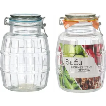 Sklenice Sklenice 1,7 l zavařovací sklenice hermetická SUD s klipem