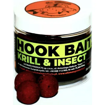 Boilies The Ultimate Nástrahy Hook Baits 24mm Krill & Hmyz