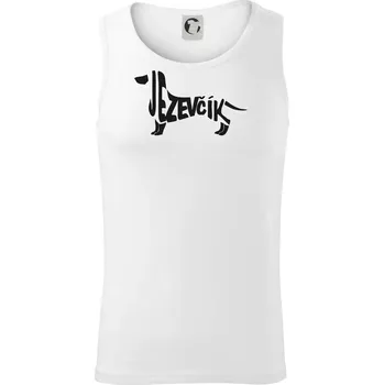 Pánské termoprádlo Jezevčík - CZ - Tílko pánské Core - L ( Bílá )