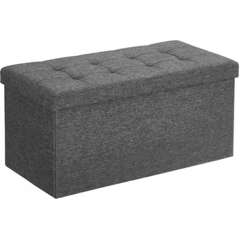 Taburet Čalouněný Taburet Oskar šedý