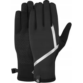 Rukavice Běžecké rukavice pánské i dámské RONHILL WIND-BLOCK GLOVE Černé M