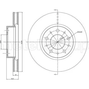Brzdový kotouč Brzdový kotouč CIFAM (800-310)
