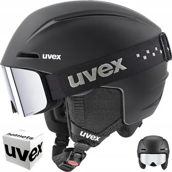 Cyklistická přilba UVEX SET VITI JR Černá Matná 54-58, Lyžařské brýle