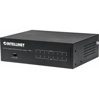 Switch Gigabitový Switch 8x10/100/1000 RJ45 PoE+ 60W VLAV