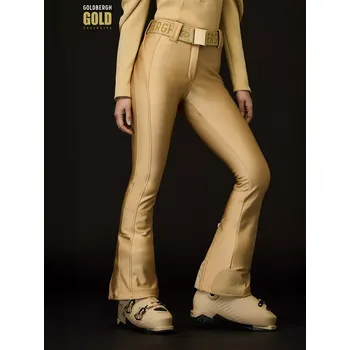 Snowboardové kalhoty Dámské lyžařské kalhoty Goldbergh Splendore Caramello