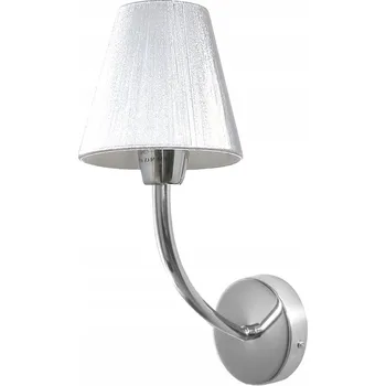 Nástěnné svítidlo SPOTLIGHT Nástěnné svítidlo 1xE14 40W Chrom se stříbrným stínidlem – 1 ks