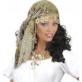 Šátek Šátek věštkyně s mincemi Widmann 8477N zlatý