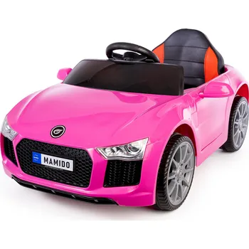 Dětské elektrovozidlo Mamido Elektrické autíčko Fast Wing eko-kůže růžové