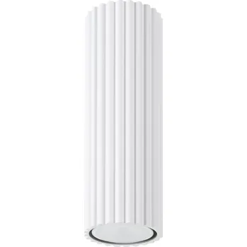 Stropní svítidlo Karbon, 1x bílé kovové stínítko, (20 cm)