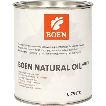 Olej na dřevo Olej na dřevo Boen Natural Oil 0,75 l bílý
