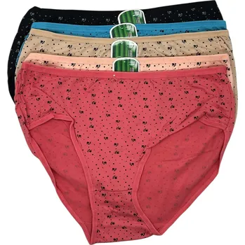 Kalhotky Timanni Dámské kalhotky 3x kusy vícebarevné 03 Barva: Černá, Velikost: L-XL