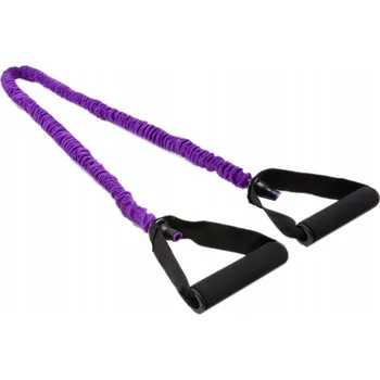 Posilovací expander Sveltus Fitness Power Tube Medium fialový 3904 OS
