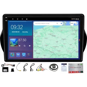 Autorádio AUTORÁDIO S GPS NAVIGACÍ ANDROID pro FIAT QUBO 2008-2017, CARPLAY, WIFI, 4GB RAM, 64GB ROM