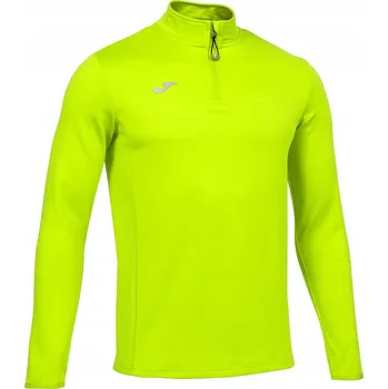 Pánská mikina Mikina na běhání Joma Running Night fluor žlutá S