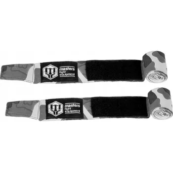 Bandáž na box a MMA Elastické boxerské bandáže Masters 3,5m - camo šedé