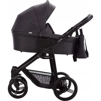 Kočárek Vulcano New 2v1 Bebetto kočárek 04 černý rám