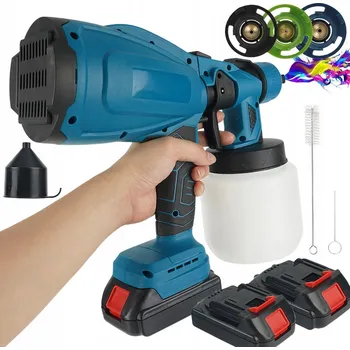 Stříkací pistole Akumulátorová stříkací pistole Bedee 250 W, 1,0 l, 3 trysky