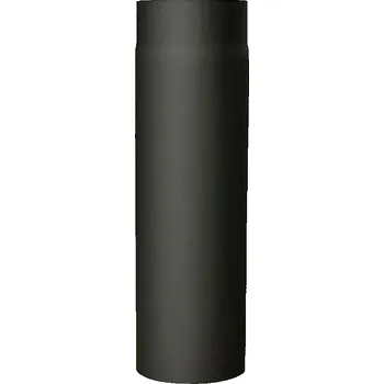 Kouřovod Trubka Eurometal s otvorem 130 mm/1000 t.1.5 mm ČERNÁ